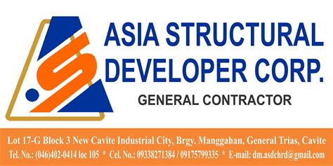 ASIA STRUCTURAL DEVELOPER CORP. .